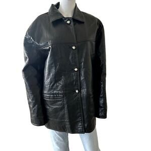 Versce Collection Men's Leather Jacket